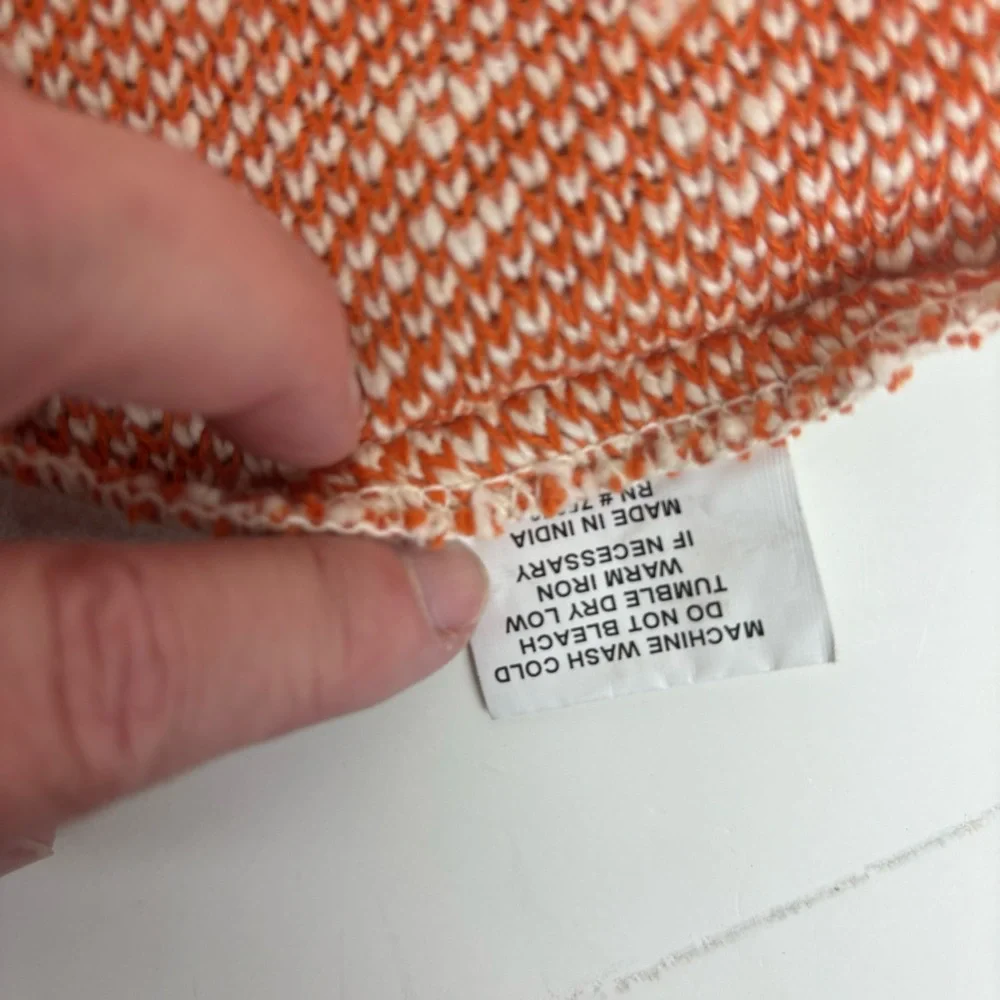 Cupcakes & Cashmere sweater knit pillow cover/orange&cream/Pumpkin Spice